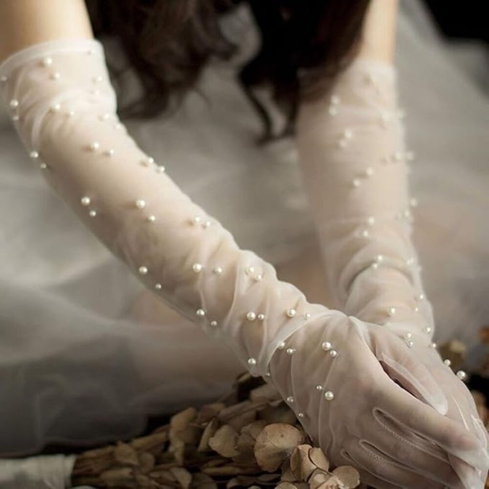 Pearl Women’s Wedding Gloves